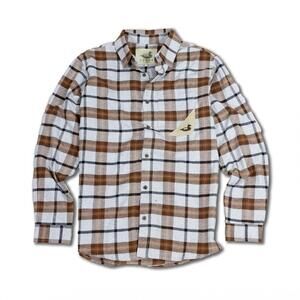 NEW DIXIE men's flyway flannel shirt in atlantic